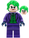 Minifig No: sh1022  Name: The Joker - Dark Purple Suit, Green Vest, Bright Green Hair