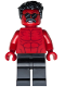 Minifig No: sh1026  Name: Red Hulk - Minifigure