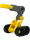 Minifig No: sh1036  Name: Dum-E - Yellow Mechanical Claw
