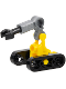 Minifig No: sh1042  Name: Dum-E - Black Mechanical Claw