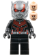 Minifig No: sh1045  Name: Ant-Man (Scott Lang) - Black Suit, Closed Helmet