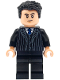 Minifig No: sh1114  Name: Bruce Wayne - Black Suit with Dark Blue Tie