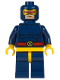 Minifig No: sh117  Name: Cyclops - Dark Blue Outfit