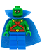 Minifig No: sh158  Name: Martian Manhunter - Cape with Collar