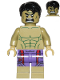 Minifig No: sh212  Name: Hulk - Dark Purple Pants with Dark Red Pattern