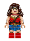Minifig No: sh393  Name: Wonder Woman, Reddish Brown Crossbelt