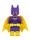 Minifig No: sh419  Name: Batgirl, Yellow Cape, Dual Sided Head with Smile/Angry Pattern