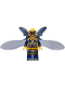 Minifig No: sh431  Name: Parademon - Bright Light Orange, Extended Wings
