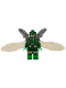 Minifig No: sh439  Name: Parademon - Dark Green, Extended Wings