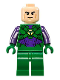 Minifig No: sh459  Name: Lex Luthor, Green and Dark Purple Light Armor