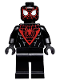 Minifig No: sh540  Name: Spider-Man (Miles Morales) - Red Webbing on Head, Black Hands