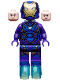 Minifig No: sh610  Name: Rescue (Pepper Potts) - Dark Purple Armor