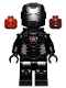 Minifig No: sh646  Name: War Machine - Black and Silver Armor with Neck Bracket