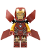 Minifig No: sh824  Name: Iron Man - Mark 85 Armor, Large Helmet Visor, Wings