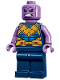 Minifig No: sh859  Name: Thanos - Dark Blue Legs Plain, Medium Lavender Arms, No Helmet (76242)