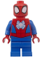 Minifig No: sh866  Name: Spidey (Spider-Man) - Medium Legs, White Spider Logo