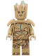 Minifig No: sh874  Name: Groot, Teen Groot - Dark Tan with Shoulder Armor
