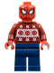 Minifig No: sh905  Name: Spider-Man - Christmas Sweater