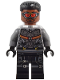 Minifig No: sh929  Name: Falcon - Dark Bluish Gray and Black Suit, Printed Legs
