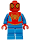 Minifig No: sh955  Name: Spidey (Spider-Man) - Medium Legs, Gold Spider Logo