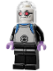 Minifig No: sh963  Name: Mr. Freeze - Flat Silver and Black Outfit (76274)