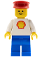 Minifig No: shell001  Name: Shell - Classic - Blue Legs, Red Hat