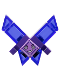 Minifig No: shg019  Name: Kryptomite - Purple, Large Crystals