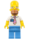 Minifig No: sim001  Name: Homer Simpson with Tie and Badge
