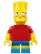 Minifig No: sim003  Name: Bart Simpson - Eyes Looking Left