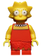 Minifig No: sim010  Name: Lisa Simpson, The Simpsons, Series 1 (Minifigure Only without Stand and Accessories)