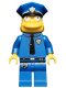Minifig No: sim021  Name: Chief Wiggum, The Simpsons, Series 1 (Minifigure Only without Stand and Accessories)