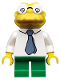 Minifig No: sim036  Name: Hans Moleman, The Simpsons, Series 2 (Minifigure Only without Stand and Accessories)