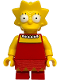 Minifig No: sim046  Name: Lisa Simpson - Skirt with 13 Points