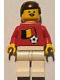 Minifig No: soc018s02  Name: Soccer Player - Belgian Player 1, Belgian Flag Torso Sticker on Front, Black Number Sticker on Back (specify number in listing)