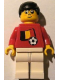 Minifig No: soc040s02  Name: Soccer Player - Belgian Player 5, Belgian Flag Torso Sticker on Front, Black Number Sticker on Back (specify number in listing)