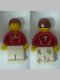 Minifig No: soc120s  Name: Soccer Player Red - Adidas Logo, Red and White Torso Stickers (#7)