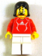 Minifig No: soc133s  Name: Soccer Player Red - Adidas Logo, Red and White Torso Stickers (#15)