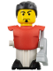 Minifig No: soc152  Name: McDonald's Sports Soccer Player Red/White without Stickers