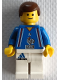 Minifig No: soc169  Name: Soccer Player French Team, White Legs Player 6