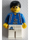 Minifig No: soc170  Name: Soccer Player French Team, White Legs Player 7