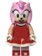 Minifig No: son005  Name: Amy Rose - Red Dress