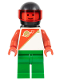 Minifig No: sp056  Name: Futuron - Red/Green with Black Helmet
