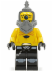 Minifig No: sp100  Name: Space Police 3 Alien - Snake without Visor