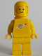 Minifig No: sp131s  Name: Classic Space - Yellow with Airtanks, Stickered Torso Pattern