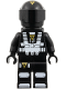 Minifig No: sp148  Name: Blacktron I - Printed Legs, Gold Triangle Logos