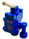 Minifig No: sp156  Name: Futuron Droid, Blue with Light Gray Antenna (6885)