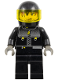 Minifig No: stu016  Name: Male Actor 3, Driver, Black Helmet, Trans-Yellow Visor