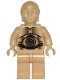 Minifig No: sw0010  Name: C-3PO - Pearl Light Gold