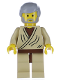 Minifig No: sw0023a  Name: Obi-Wan Kenobi (Old with Light Bluish Gray Hair)