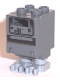 Minifig No: sw0073a  Name: Gonk Droid (GNK Power Droid), Dark Bluish Gray Body and Light Bluish Gray Legs